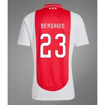 Ajax Steven Berghuis #23 Maglia Gara Casa Repliche 2024-25
